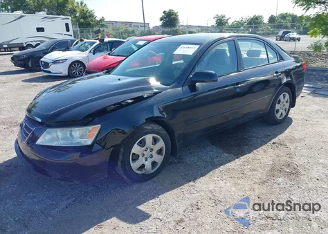 2010 Hyundai Sonata Gls z USA, uszkodzony, nr VIN 5NPET4AC4AH624689